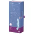 Satisfyer Triple Oh - punjivi vibrator sa klitoralnim nastavkom (plavi)