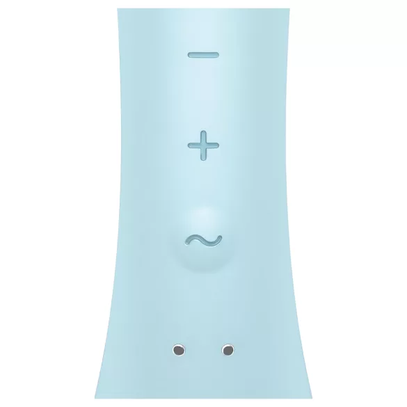 Satisfyer Triple Oh - punjivi vibrator sa klitoralnim nastavkom (plavi)