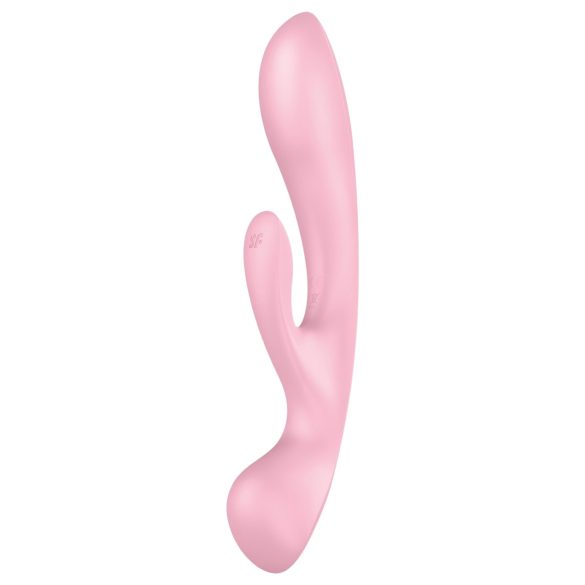 Satisfyer Triple Oh - Punjivi vibrator sa rukom za klitoris (ružičasti)