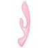 Satisfyer Triple Oh - Punjivi vibrator sa rukom za klitoris (ružičasti)