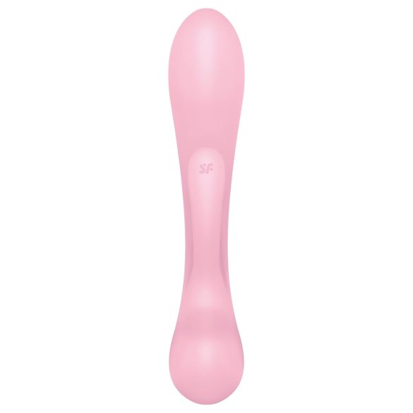 Satisfyer Triple Oh - Punjivi vibrator sa rukom za klitoris (ružičasti)