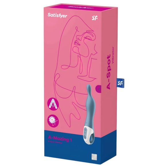 Satisfyer A-Mazing 1 - punjivi A-tačka vibrator (plava)