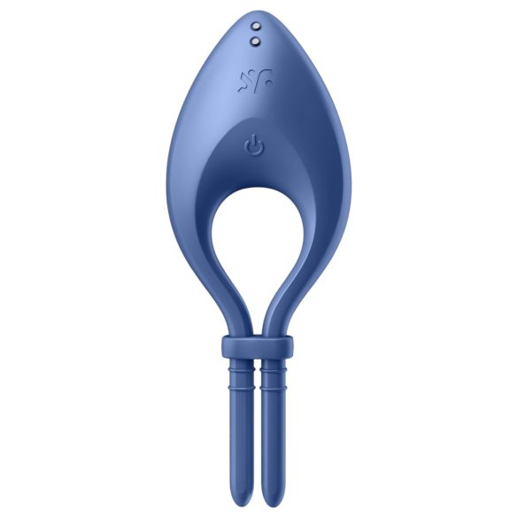 Satisfyer Bullseye - pametna vibrirajuća prsten za penis (plava)