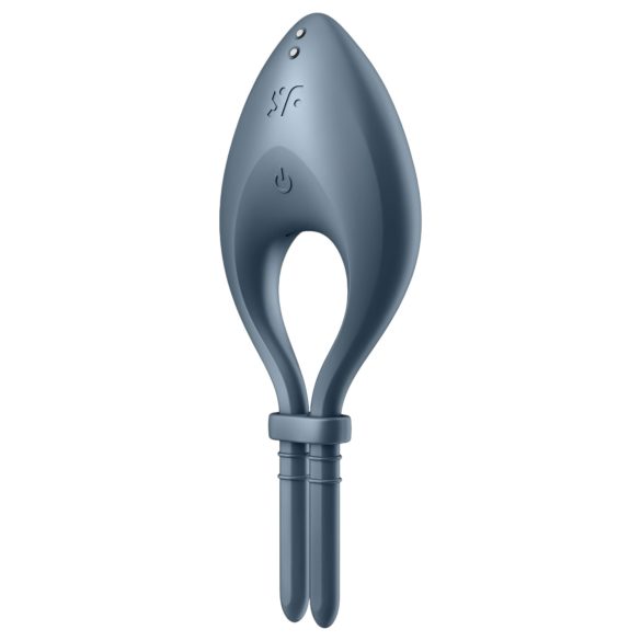 Satisfyer Bullseye - pametna vibro-puška za penis (siva)
