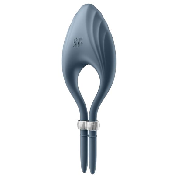 Satisfyer Duelist - vibrirajući prsten za penis sa punjivom baterijom (siva)