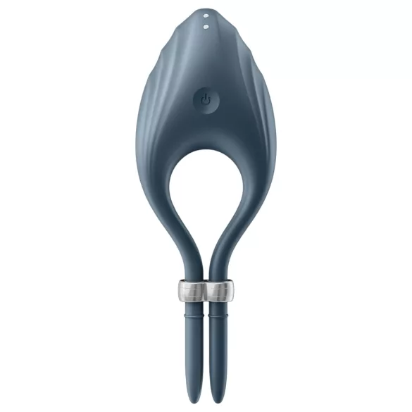 Satisfyer Duelist - vibrirajući prsten za penis sa punjivom baterijom (siva)