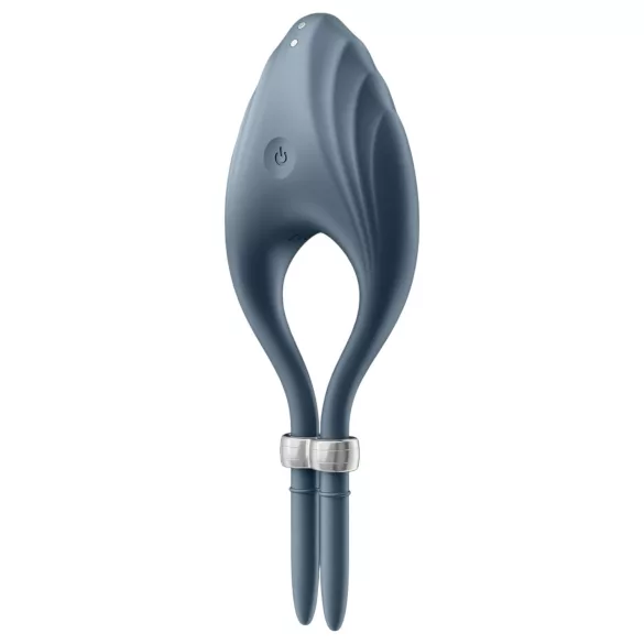 Satisfyer Duelist - vibrirajući prsten za penis sa punjivom baterijom (siva)