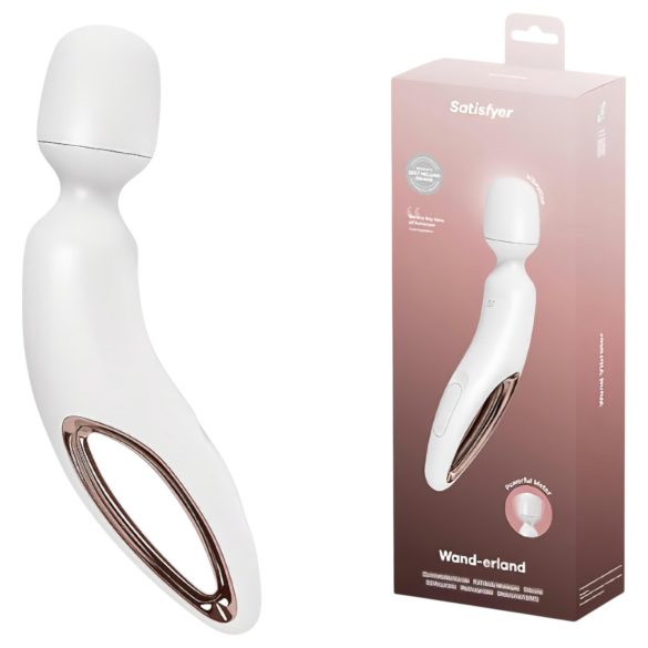 Satisfyer Wand-erland - masažer vibrator (beli)