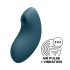 Satisfyer Vulva Lover 2 - punjeni klitoralni vibrator sa vazdušnim talasima (plavi)