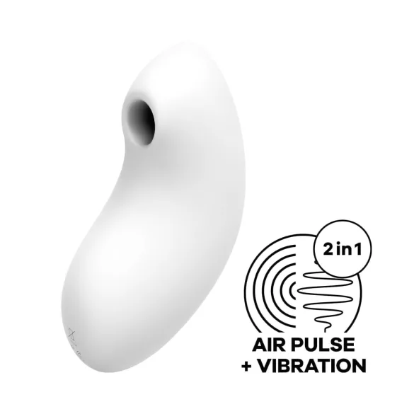 Satisfyer Vulva Lover 2 - vazdušni klitoralni vibrator (bela)
