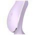 Satisfyer Curvy Trinity 2 - vazdušni 2u1 vibrator (ljubičasti)