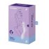Satisfyer Curvy Trinity 2 - vazdušni 2u1 vibrator (ljubičasti)