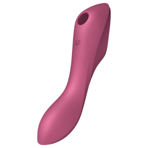 Satisfyer Curvy Trinity 3 - vazdušni 2u1 vibrator (crveni)