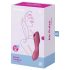Satisfyer Curvy Trinity 3 - vazdušni 2u1 vibrator (crveni)