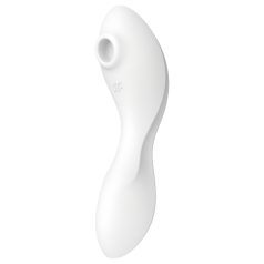 Satisfyer Curvy Trinity 5+ - pametan 2u1 vibrator (bela)