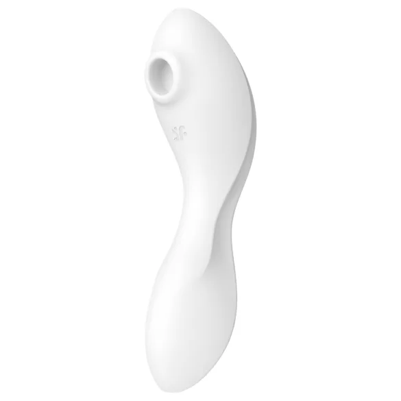 Satisfyer Curvy Trinity 5+ - vibrator 2 u 1 sa aplikacijom (beli)