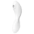Satisfyer Curvy Trinity 5+ - vibrator 2 u 1 sa aplikacijom (beli)
