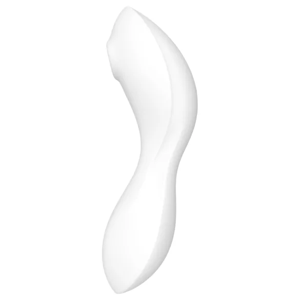 Satisfyer Curvy Trinity 5+ - vibrator 2 u 1 sa aplikacijom (beli)