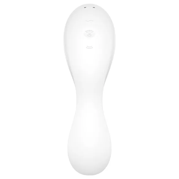 Satisfyer Curvy Trinity 5+ - vibrator 2 u 1 sa aplikacijom (beli)