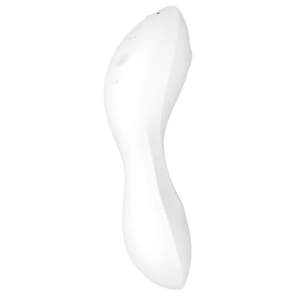 Satisfyer Curvy Trinity 5+ - vibrator 2 u 1 sa aplikacijom (beli)