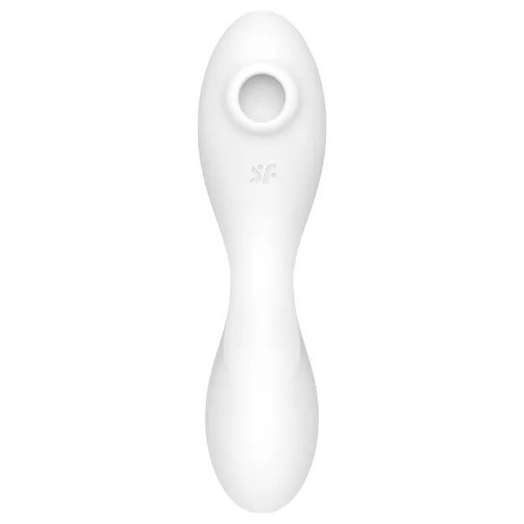 Satisfyer Curvy Trinity 5+ - vibrator 2 u 1 sa aplikacijom (beli)