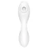 Satisfyer Curvy Trinity 5+ - vibrator 2 u 1 sa aplikacijom (beli)