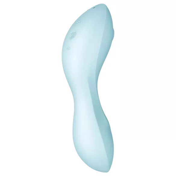 Satisfyer Curvy Trinity 5+ - Vibrator 2 u 1 sa upravljanjem putem aplikacije (plavi)