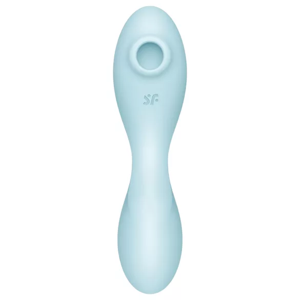 Satisfyer Curvy Trinity 5+ - Vibrator 2 u 1 sa upravljanjem putem aplikacije (plavi)