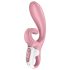 Satisfyer Hug Me - pametan vibrator sa klitoralnom stimulacijom (roze)