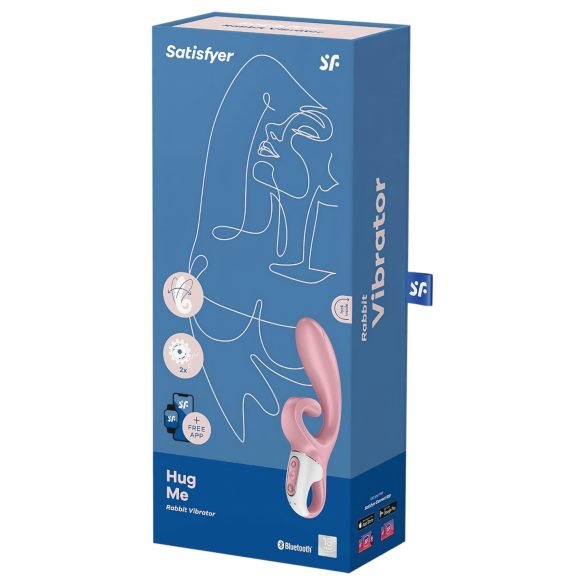 Satisfyer Hug Me - pametan vibrator sa klitoralnom stimulacijom (roze)