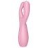 Satisfyer Trojka 3 - punjivi klitoralni vibrator (roze)