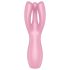 Satisfyer Trojka 3 - punjivi klitoralni vibrator (roze)