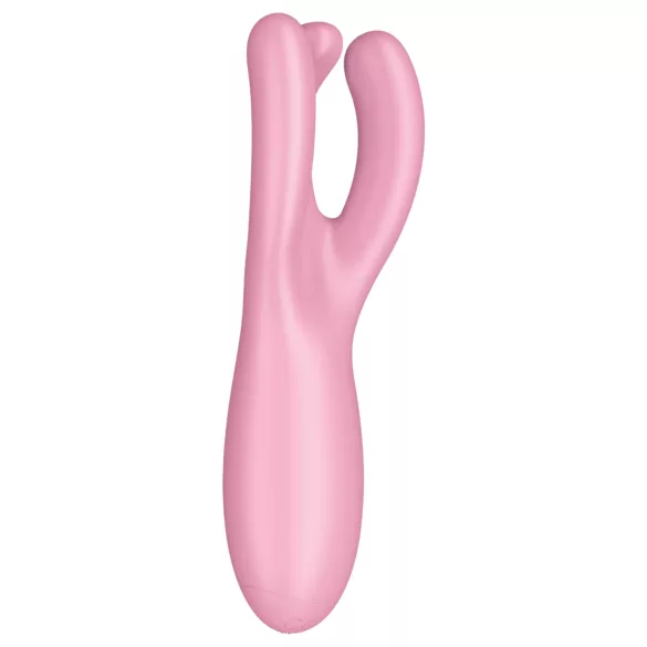 Satisfyer Threesome 4 - aplikacijom upravljani vibrator za klitoris (pink)