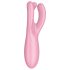 Satisfyer Threesome 4 - pametni klitoralni vibrator (roze)
