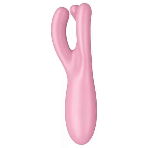 Satisfyer Threesome 4 - aplikacijom upravljani vibrator za klitoris (pink)