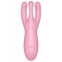 Satisfyer Threesome 4 - pametni klitoralni vibrator (roze)