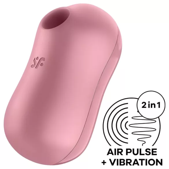 Satisfyer Cotton Candy - vazdušni masažer za klitoris (koralna boja)