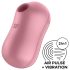 Satisfyer Cotton Candy - vazdušni masažer za klitoris (koralna boja)