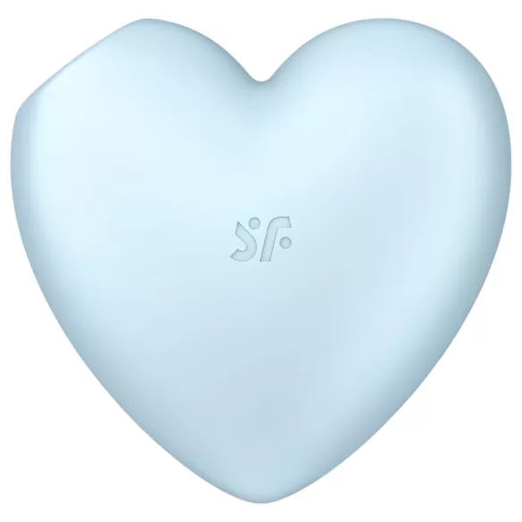 Satisfyer Cutie Heart - bežični vibrator sa vazdušnim talasima za klitoris (plava)