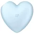 Satisfyer Cutie Heart - bežični vibrator sa vazdušnim talasima za klitoris (plava)