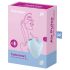 Satisfyer Cutie Heart - bežični vibrator sa vazdušnim talasima za klitoris (plava)
