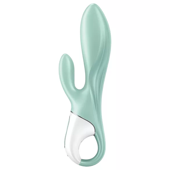 Satisfyer Air Pump Bunny 5 - vibrirajući punjivi stimulator na naduvavanje sa aplikacijom (menta)