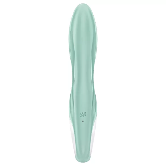 Satisfyer Air Pump Bunny 5 - vibrirajući punjivi stimulator na naduvavanje sa aplikacijom (menta)