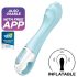 Satisfyer Air Pump Vibe 5 - pametan vibrirajući pumpa (plava)