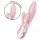 Satisfyer Air Pump Bunny 3 - na napuhavanje, roza vibrator