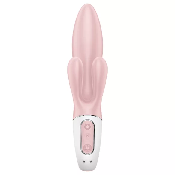 Satisfyer Air Pump Bunny 3 - na napuhavanje, roza vibrator