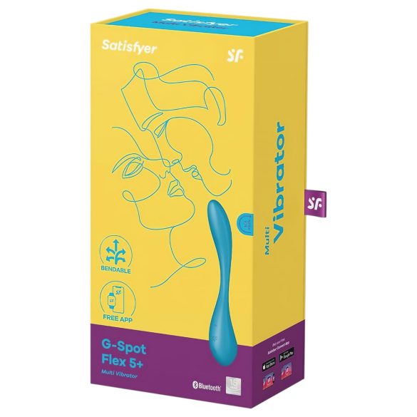 Satisfyer G-spot Flex 5 - pametan G-tačka vibrator (zeleni)