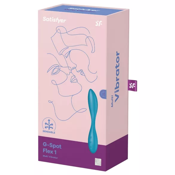 Satisfyer G-spot Flex 1 - punjivi, vodootporni G-tačka vibrator (zeleni)