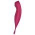 Satisfyer Twirling Pro - pametan 2u1 klitoralni vibrator (crveni)
