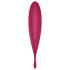 Satisfyer Twirling Pro - pametan 2u1 klitoralni vibrator (crveni)